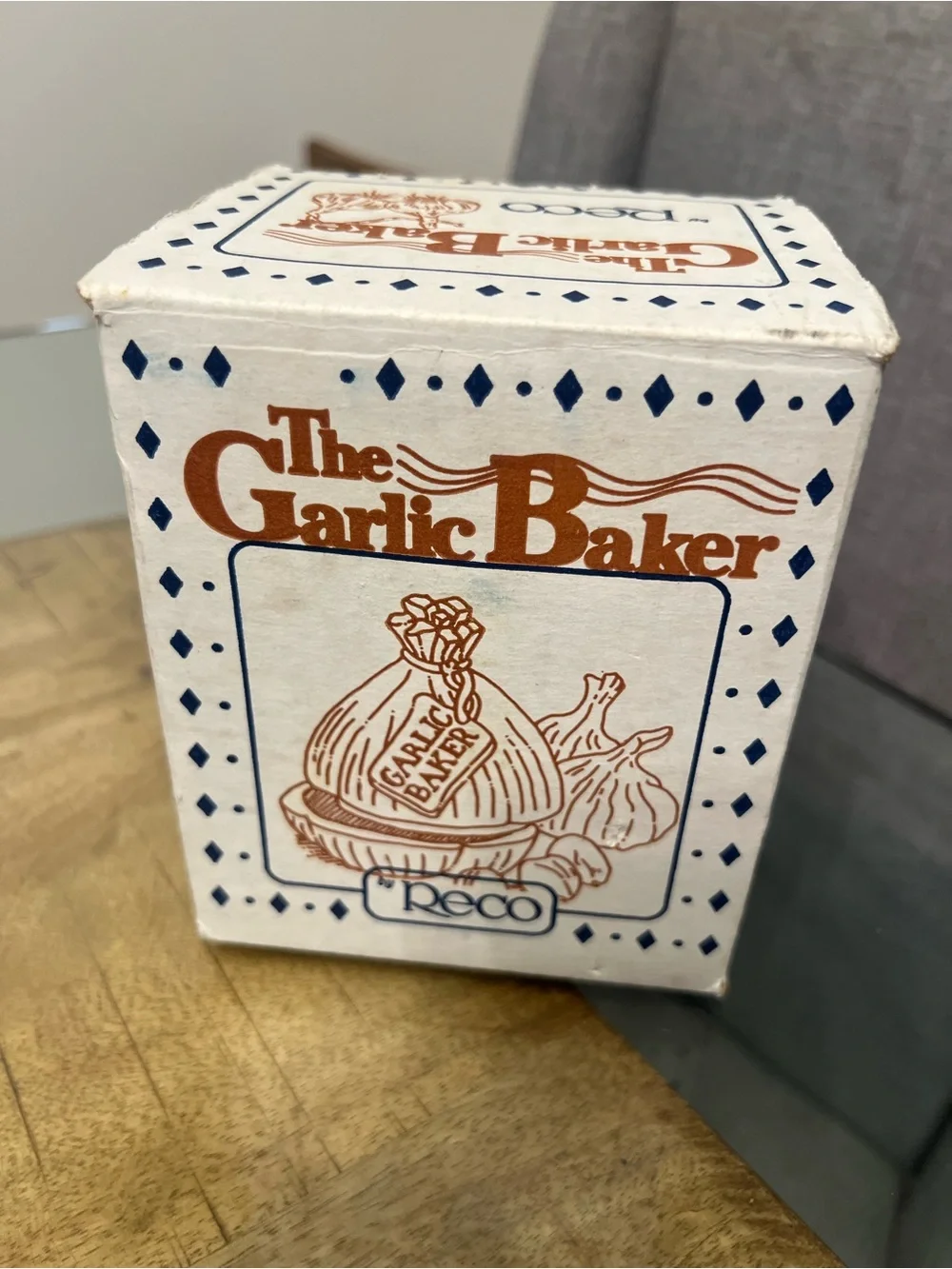 Vintage The Garlic Baker by Reco - Terracotta Garlic Baker Set